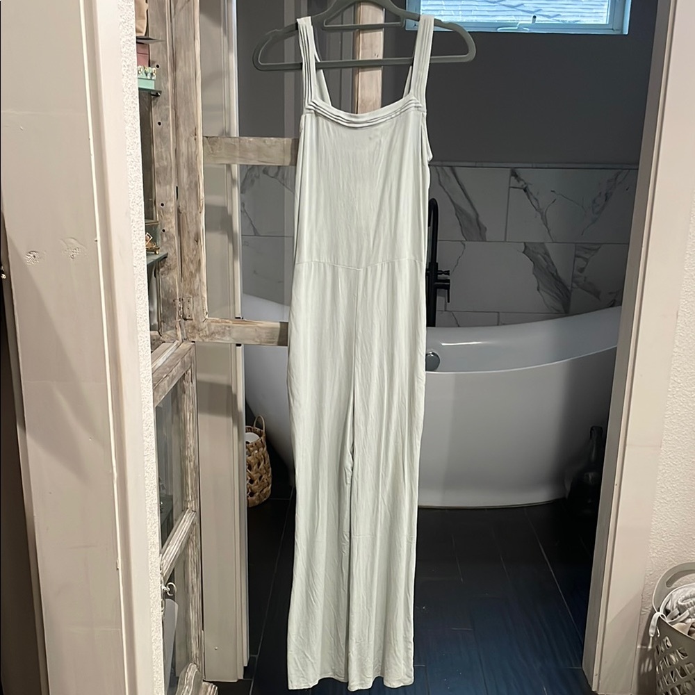 Mint Sleeveless Jumpsuit